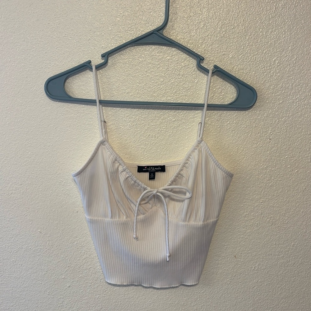 Ribbed crop‎ top